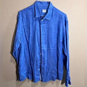 Armani Collezioni Blue Dress Shirt